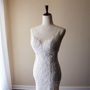 Wedding Dress, Mermaid, Size 4-8